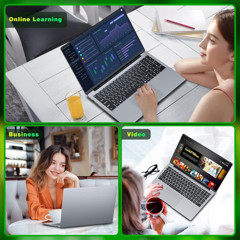 Gaming Laptop,15.6 inch Laptop,N4000 Processor 8GB RAM 256GB SSD,Notebook Computers Laptops 1920x1080 Display,WiF5 Mini HDMI,180 Angle Opening, Laptops for Students Business Work