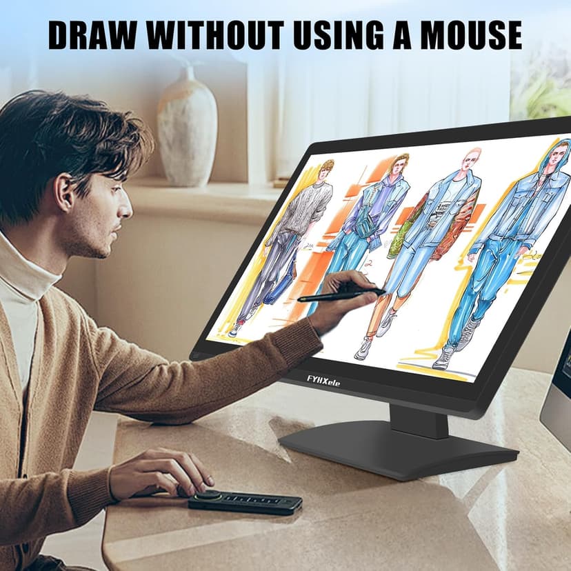 24 Inch Touchscreen Monitor, IPS FHD 1080P Touch PC Display, 100Hz, LED Backlit Multi-Touch Monitor, VESA, HDMI & VGA & USB Computer Touch Screen for Gaming, Business, Warehouse, Bar, Gym