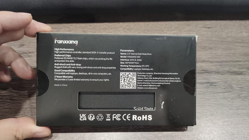 S101 512GB SSD SATA III 6Gb/s 2.5" Internal Solid State Drive, Read Speed up to 550MB/sec, Compatible with Laptop and PC Desktops(Black)