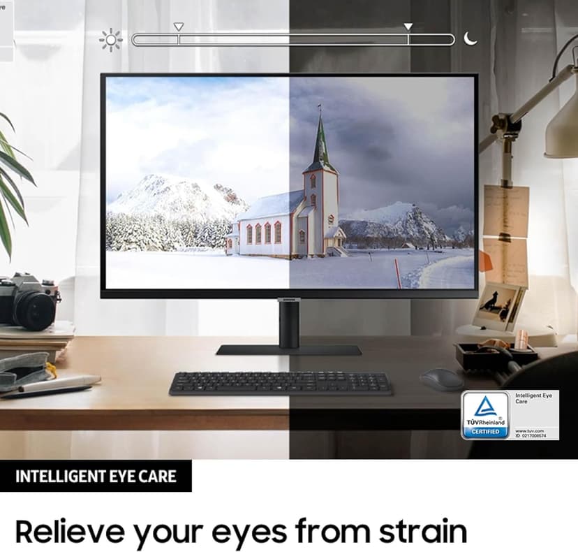 Samsung 27” S80UA 4K UHD IPS HDR10 High Resolution Monitor, USB-C, Eye Saver Mode, Eco Saving Plus, LS27A804UJNXGO, 2025, 3 Year Warranty