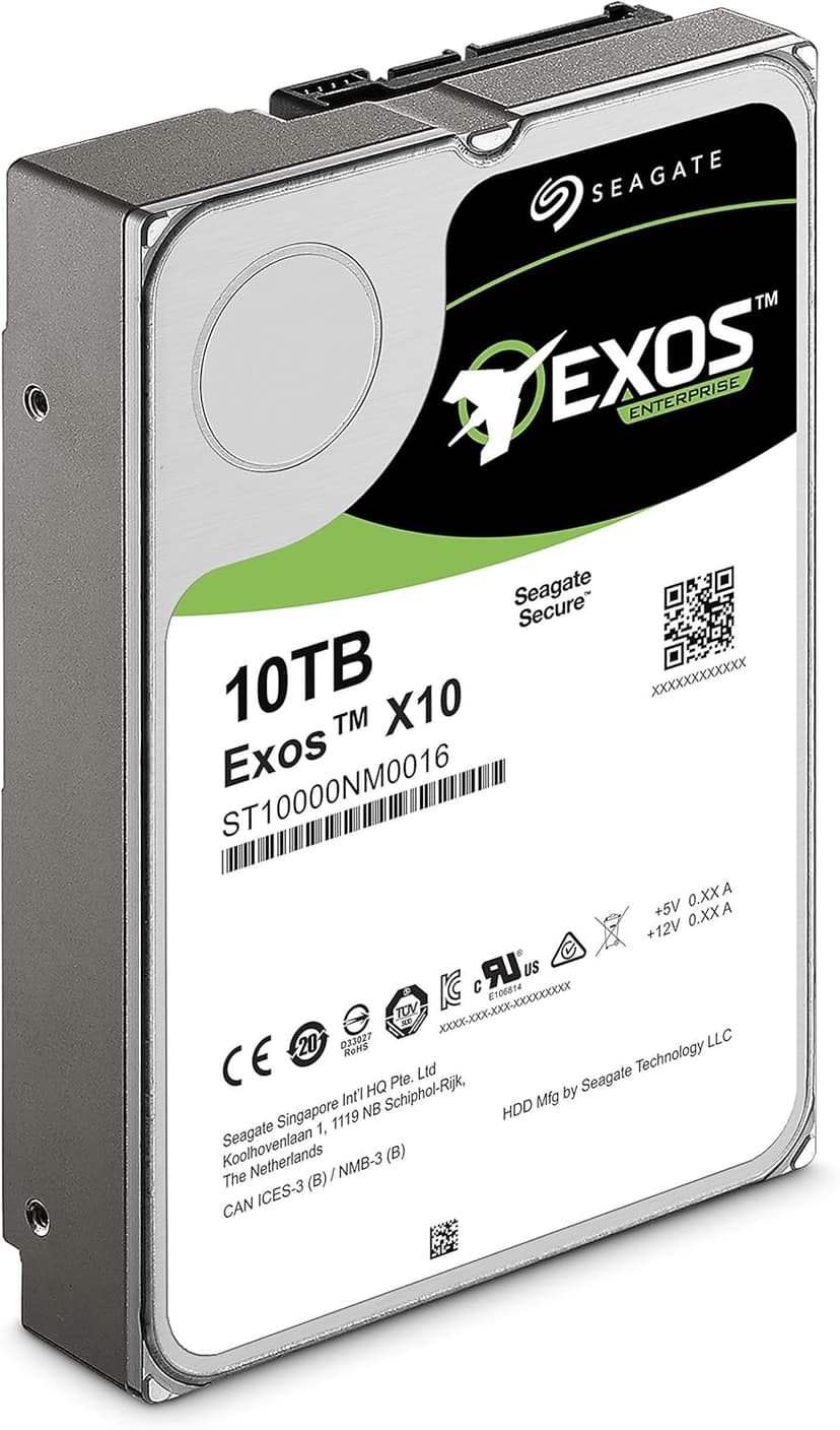Seagate Enterprise Capacity 3.5 HDD 10TB (Helium) 7200RPM SATA 6Gb/s 256 MB Cache Internal Bare Drive (ST10000NM0016) (Renewed)