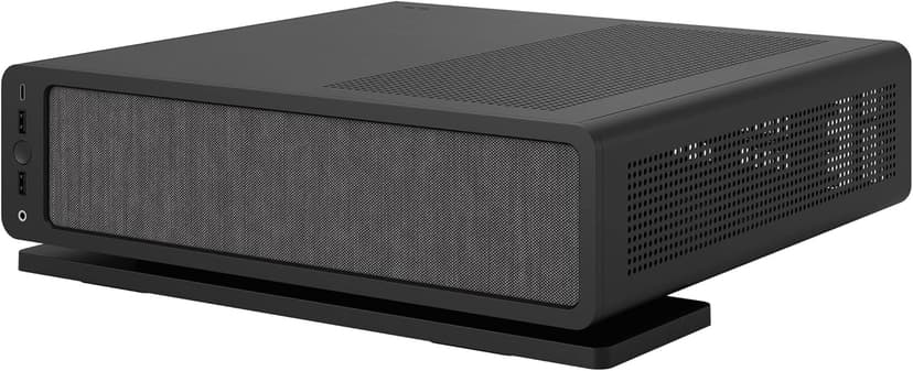 Fractal Design Ridge Black - PCIe 4.0 Riser Card Included - 2X 140mm PWM Aspect Fans Included - Type C USB - m-ITX PC Gaming Case