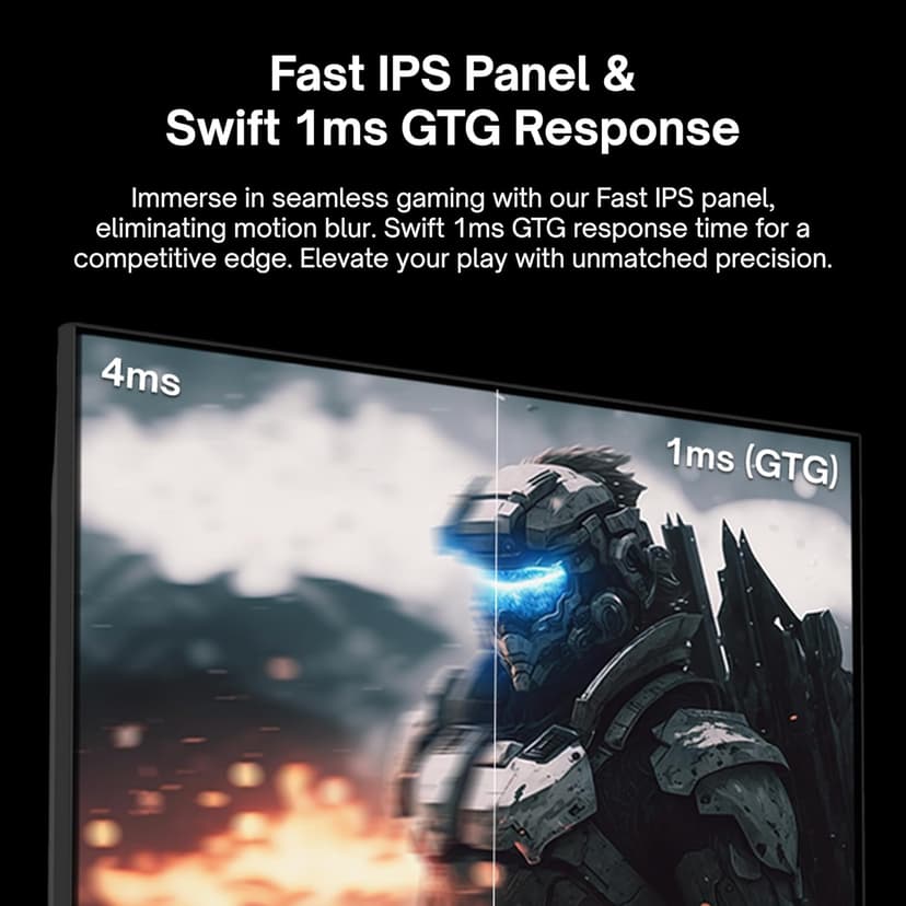 Pixio PX259 Prime S 24.5 inch (24 inch / 25 inch Equivalent) 360Hz (144Hz Supported) Refresh Rate FHD 1080p Resolution Fast Nano IPS Panel 1ms GTG Response Time Gaming Monitor with Adaptive Sync
