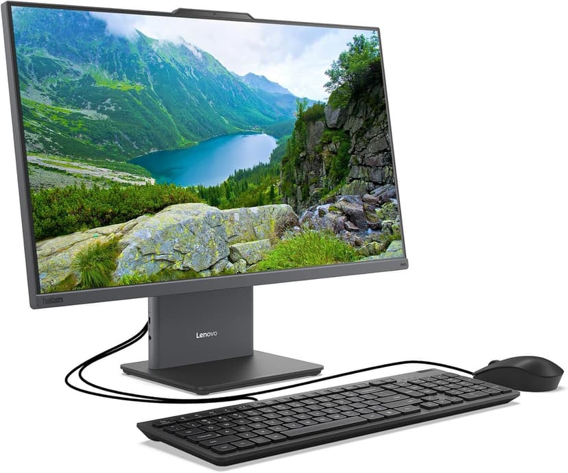 Lenovo ThinkCentre All-in-One Desktop Computer, 27" FHD IPS Display, 8-core Intel Core i5-13420H, 32GB DDR5, 1TB SSD, Wi-Fi 6, USB-C, HDMI in&Out, Wired KB&Mouse, Windows 11 Pro