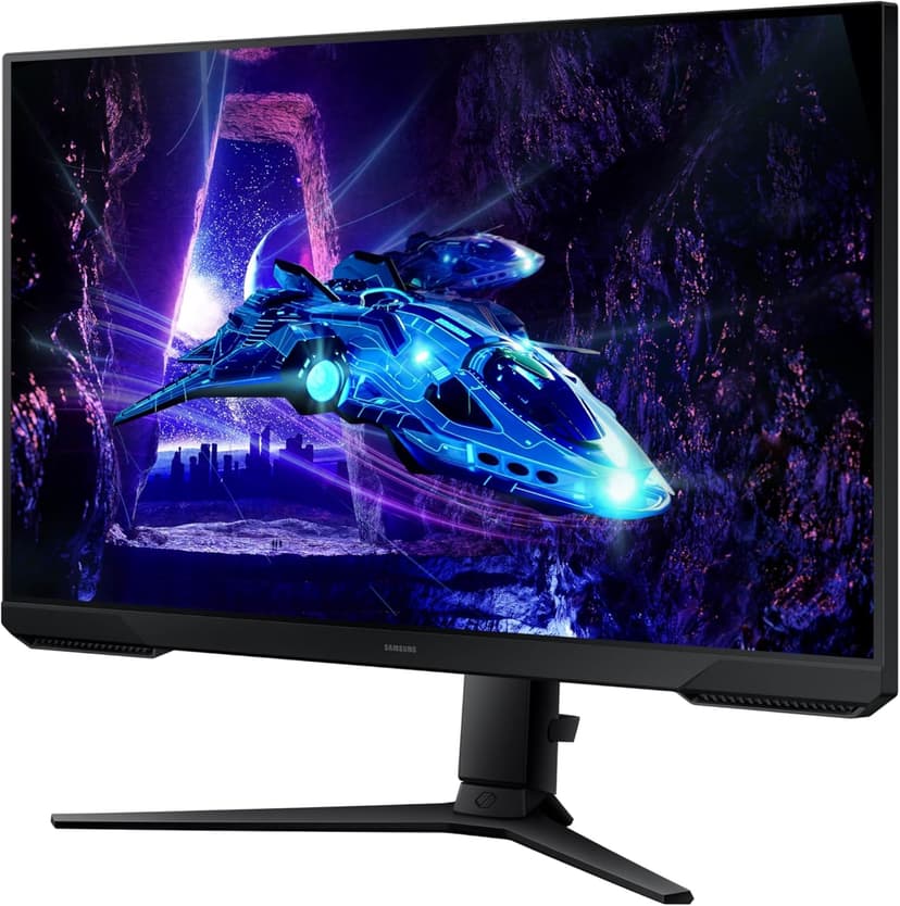 Samsung 24-Inch Odyssey G3 (G30D) Series FHD Gaming Monitor, 1ms, 180Hz, AMD FreeSync, Adjustable Stand, Black Equalizer, Virtual Aim Point, Eye Saver Mode, Flicker-Free, LS24DG302ENXZA