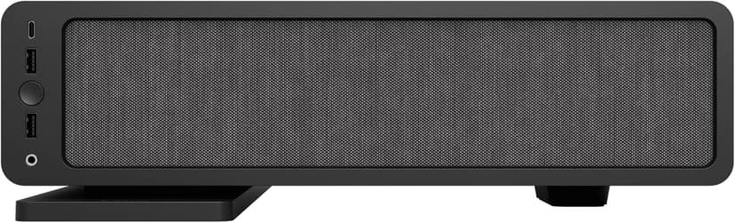Fractal Design Ridge Black - PCIe 4.0 Riser Card Included - 2X 140mm PWM Aspect Fans Included - Type C USB - m-ITX PC Gaming Case