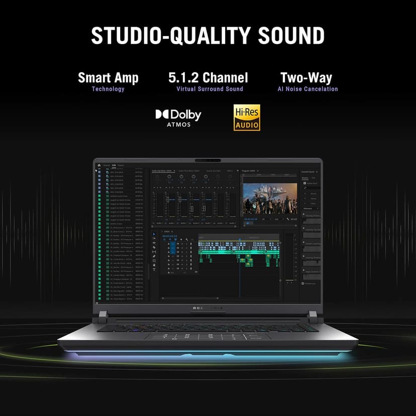 ASUS ROG Strix G16 (2025) Gaming Laptop, 16” ROG Nebula Display 16:10 2.5K 240Hz/3ms, NVIDIA® GeForce RTX™ 5070 Ti GPU, Intel® Core™ Ultra 9 275HX Processor, 32GB DDR5, 1TB SSD, Wi-Fi 7, Win11 Home