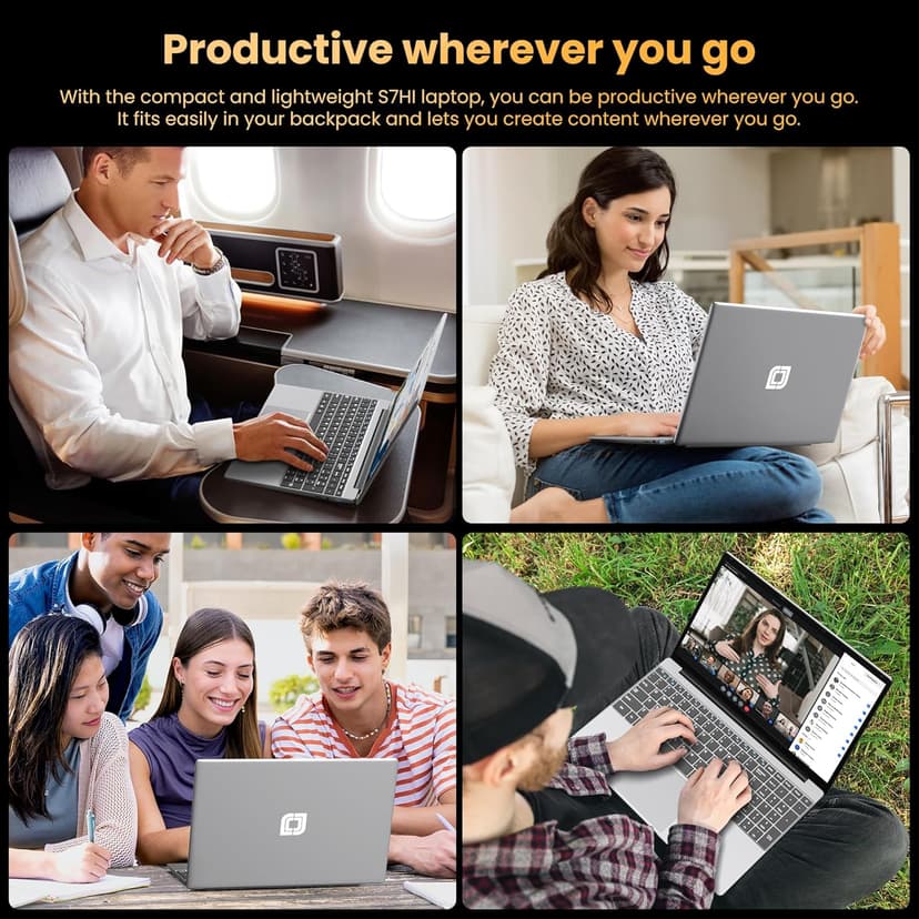 jumper Laptop, 12GB RAM 640GB ROM, Office 365-1 Year 5305U Processor, 15.6 Inch Computer, FHD IPS Screen, 38Wh Battery, 2 Stereo Speakers, USB3.0 * 2, HDMI, for Business and Students.