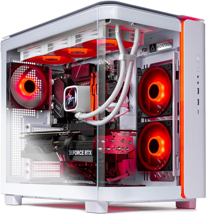 Skytech King 95 Gaming PC Desktop, Ryzen 7 9800X3D 4.7 GHz (5.2 GHz Turbo Boost), NVIDIA RTX 5070 Ti 16GB GDDR7, 1TB Gen4 SSD, 32GB DDR5 RAM 5600 RGB, 850W Gold PSU, 360mm ARGB AIO, Wi-Fi, Win 11
