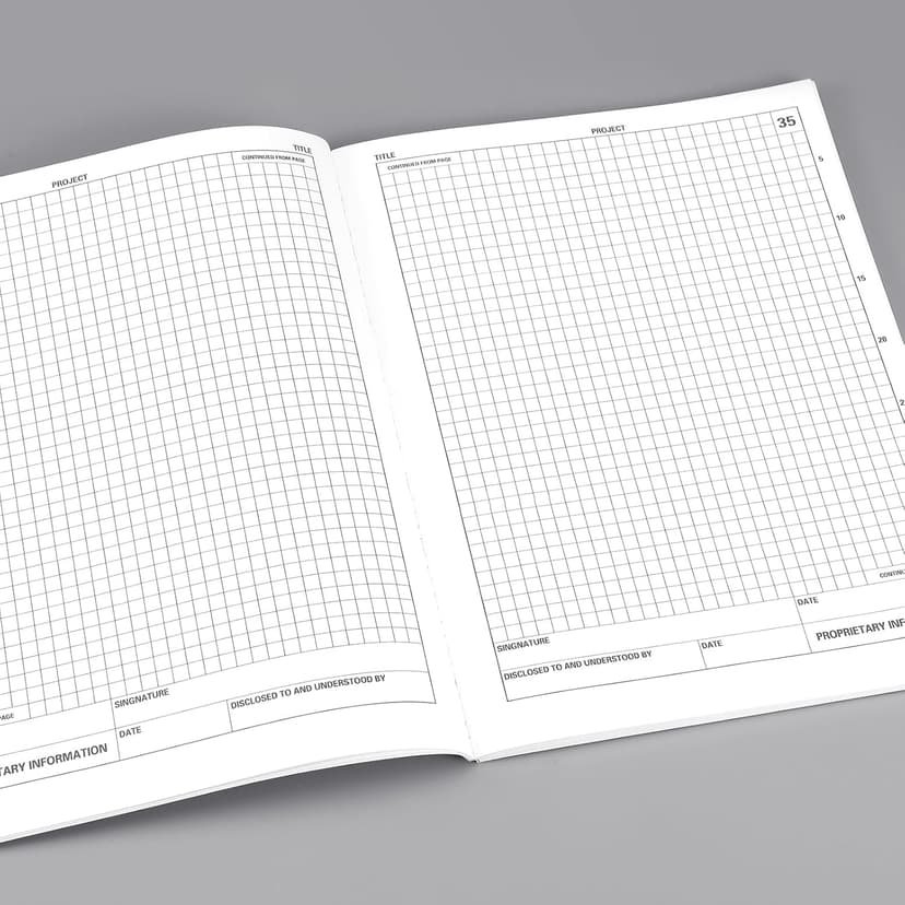 Motiskyy Engineering Notebook 120 Pages Grid Format 8.5" x 11" Paperback Graph Paper Composition Notebook Graph Notepads For Engineer Teacher Architect Designer Scientist (Green,10 Pcs)