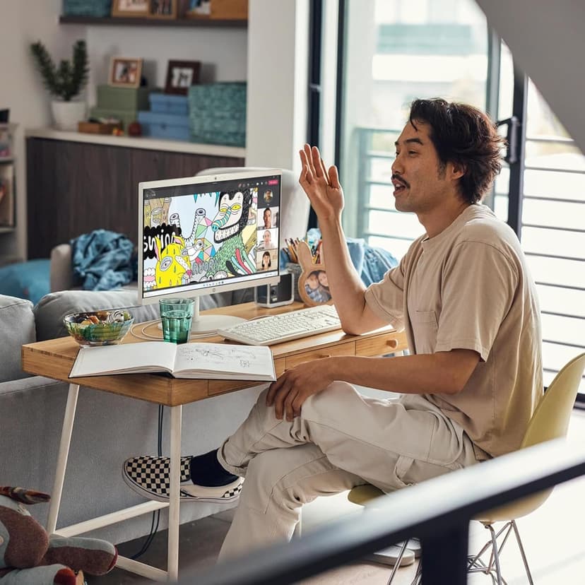 HP 22" All-in-One Desktop PC • Full HD Display • 16GB RAM • 1TB Storage (512GB SSD and 512GB External) • Intel Ultra-efficient Processor • Type-C • Mouse and Keyboard Included • Windows 11 Pro