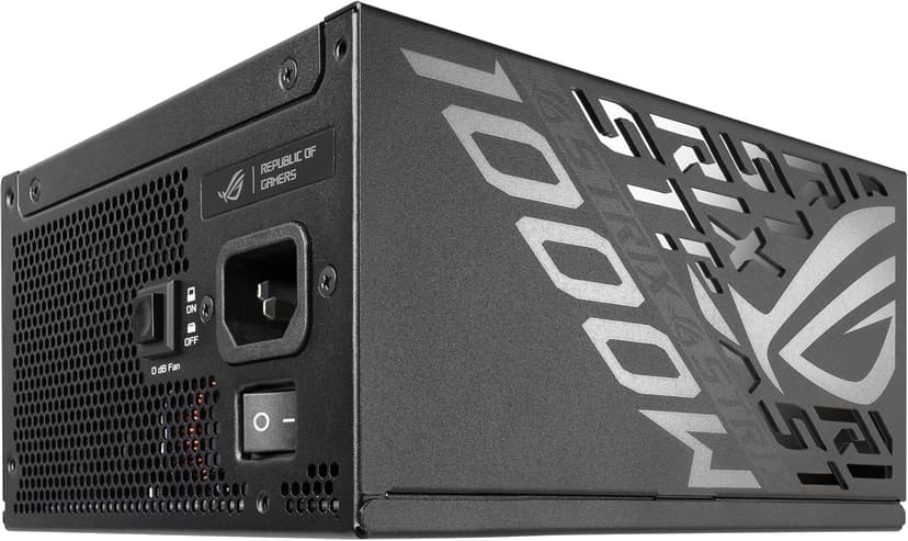 ASUS ROG Strix 1000W Platinum (Fully Modular Power Supply, 80 Plus Platinum Certified, ATX 3.1, Cybenetics Lambda A+, GaN MOSFET, GPU-First Intelligent Voltage Stabilizer, 10-Year Warranty)