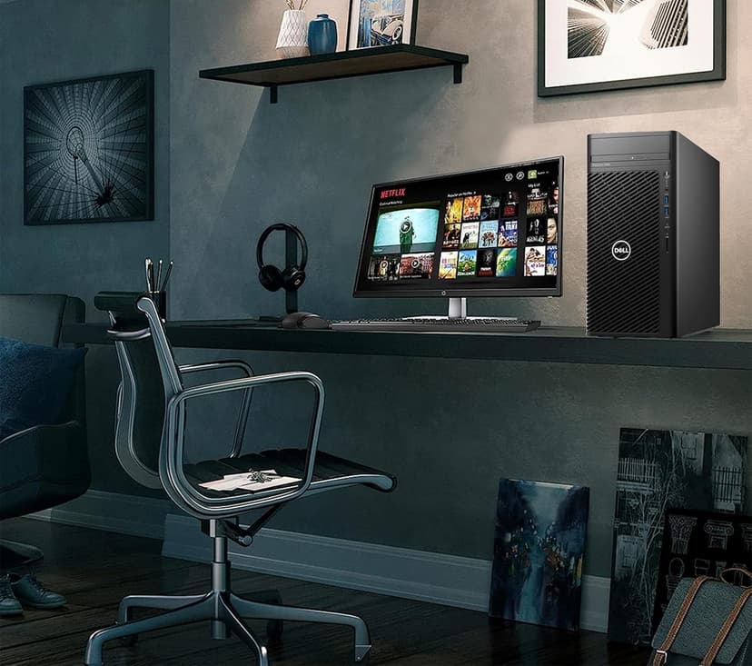 Dell Precision 3660 Tower Computer, Intel i7-13700 16-Core, 64GB RAM, 2TB NVMe SSD, Nvidia Quadro T1000 8GB DDR6, Mini-Display Port, AC Wi-Fi, Bluetooth - Windows 11 Pro, Black Desktop