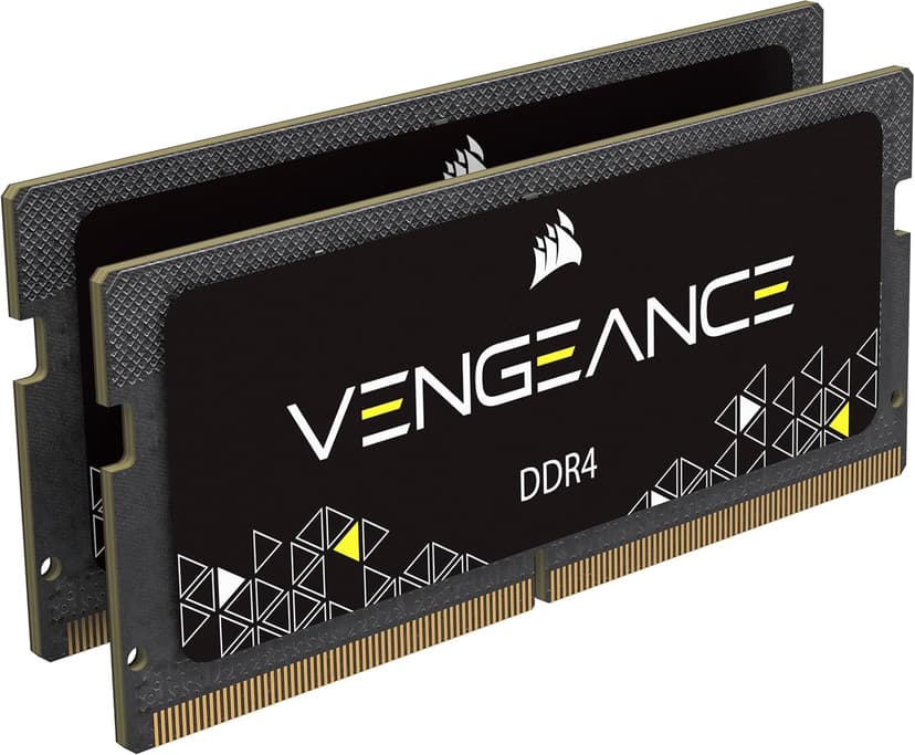 CORSAIR Vengeance SODIMM DDR4 RAM 32GB (2x16GB) 3200MHz CL22-22-22-53 1.2V Intel AMD Laptop Notebook Memory - Black (CMSX32GX4M2A3200C22)