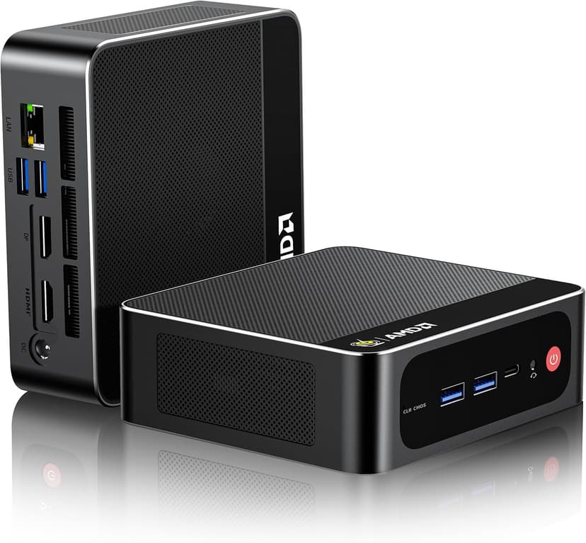 Beelink Mini PC AMD Ryzen 7 5825U Up to 4.5GHz 8C/16T, SER5 PRO Mini Computer with 32GB DDR4 RAM 1TB M.2 SSD, Support 4K Triple Screen Display(HDMI+DP+Type-C)/WiFi6/BT5.2/Gigabit LAN/Home/Office
