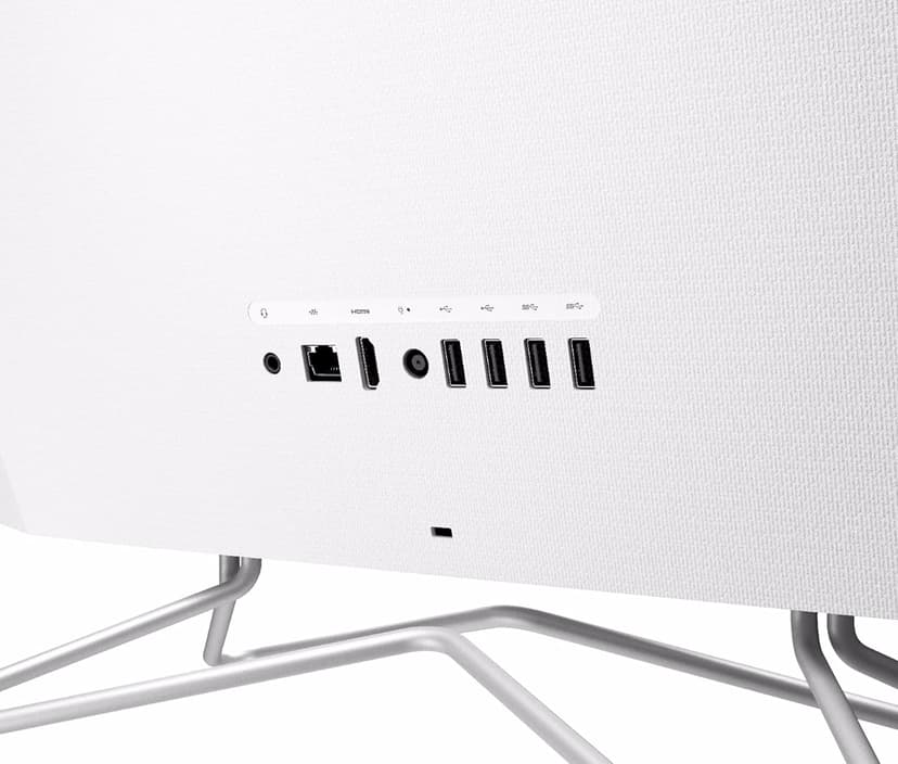 HP 2024 AIO-24-DF1000 Desktop 23.8" 1920 x 1080 IPS Intel Core i3-1115G4 2-Core Intel UHD Graphics 8GB DDR4 256GB SSD Windows 11 Pro Bluetooth 4.2 Wi-Fi White Wired Keyboard and Mouse