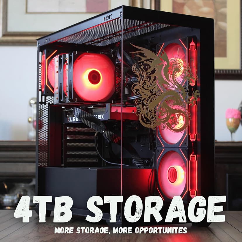 The Horizon Extreme I7 RTX Gaming Desktop PC || i7 E5-2699V3 18-Core || RTX 5060 TI || 64GB RAM || SSD + 4TB HHD || 650 W 80+ Gold Power Supply || 1200 Mbps WiFi Ready || Windows 11 Pro