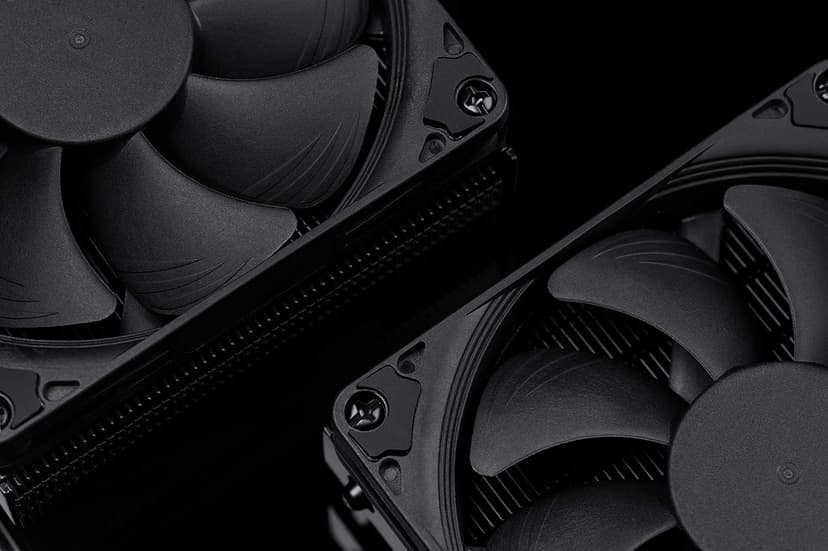 Noctua NH-L9i-17xx chromax.Black, Premium Low-Profile CPU Cooler for Intel LGA1700 and LGA1851 (Black)