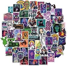 Qtl Cyberpunk Stickers - 75pcs Vaporwave Stickers for Laptop & Water Bottle - Waterproof