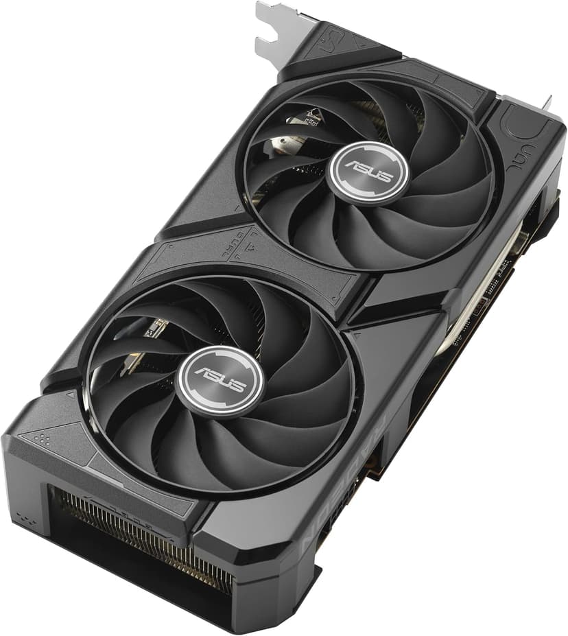 ASUS Dual Radeon™ RX 7600 EVO OC Edition 8GB GDDR6 (PCIe® 4.0, 8 GB GDDR6, HDMI® 2.1, DisplayPort™ 1.4a, 2.5-Slot Design, Axial-tech Fans, GPU Tweak III)