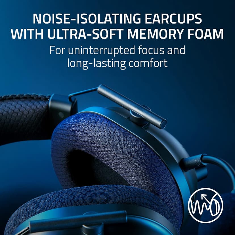 Razer BlackShark V2 Pro Wireless Gaming Headset 2023 Edition: Detachable Mic - Pro-Tuned FPS Profiles - 50mm Drivers - Noise-Isolating Earcups w/Ultra-Soft Memory Foam - 70 Hr Battery Life - Black