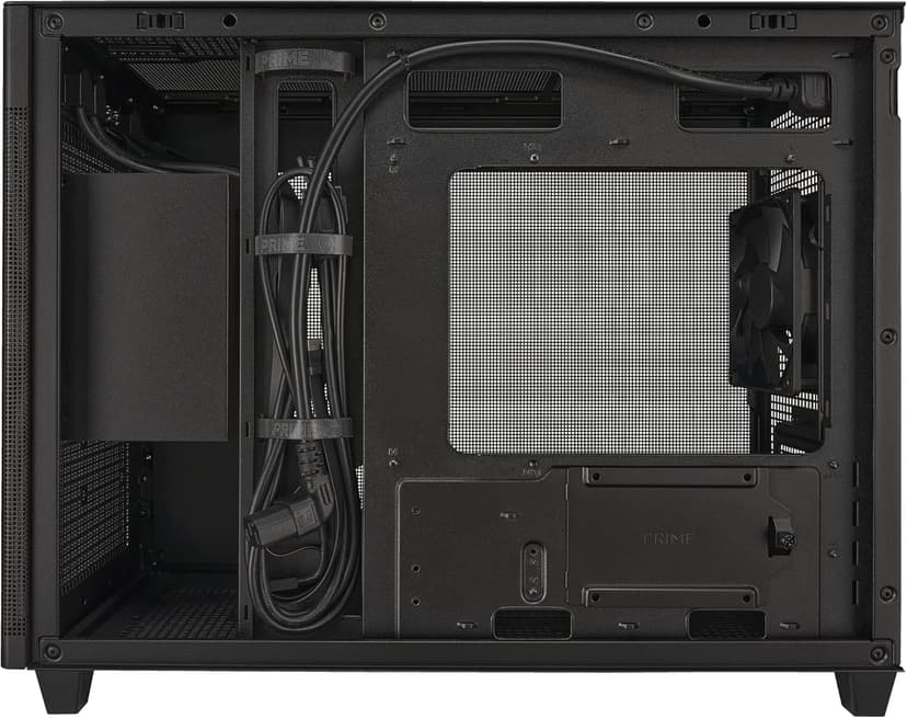 ASUS Prime AP201 33-Liter MicroATX Black case with Tool-Free Side Panels and a Quasi-Filter mesh, with Support for 360 mm Coolers, Graphics Cards up to 338 mm Long, and Standard ATX PSUs
