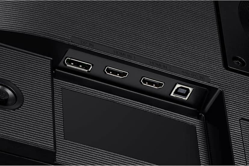 SAMSUNG FT45 Series 24-Inch FHD 1080p Computer Monitor, 75Hz, IPS Panel, HDMI, DisplayPort, USB Hub, Height Adjustable Stand, 3 Yr WRNTY (LF24T454FQNXGO),Black