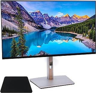 Dell 27 inch Monitor, P2725H Full HD 1080p Computer Monitor, Anti Glare 16:9 IPS Computer Screen, LCD 60Hz Monitor with Slim Design for Home and Office, Mouse Pad Included