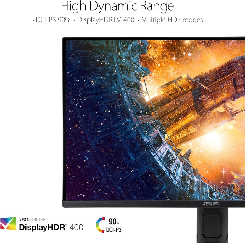 ASUS TUF Gaming 28” 4K 144HZ DSC HDMI 2.1, Monitor (VG28UQL1A) - UHD (3840 x 2160), Fast IPS, 1ms, Extreme Low Motion Blur Sync, G-SYNC Compatible, FreeSync Premium, Eye Care, DCI-P3 90%,BLACK