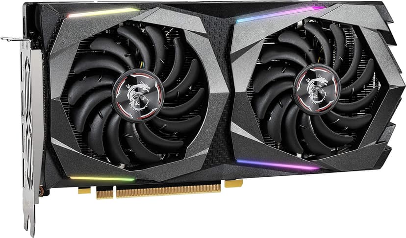 MSI Gaming GeForce GTX 1660 128-Bit HDMI/DP 6GB GDRR5 HDCP Support DirectX 12 Dual Fan VR Ready OC Graphics Card (GTX 1660 Gaming X 6G)
