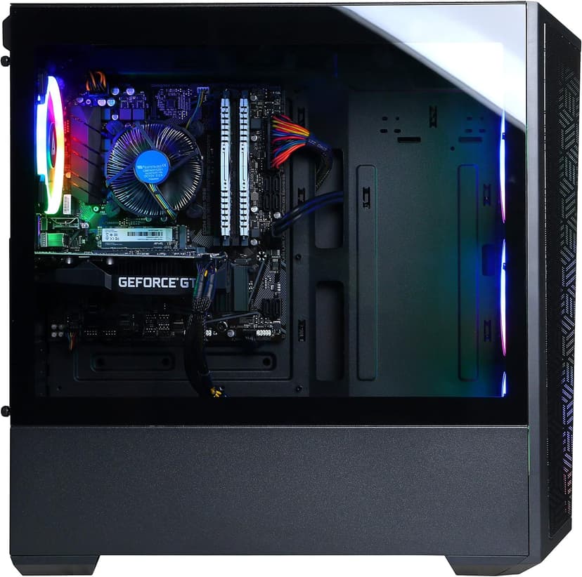 CYBERPOWERPC Gamer Xtreme VR Gaming PC, Intel Core i5-12400F 2.5GHz, GeForce RTX 3050 8GB, 16GB DDR4, 500GB NVMe SSD, WiFi & Win 11 Home (GXiVR8060A16), Black