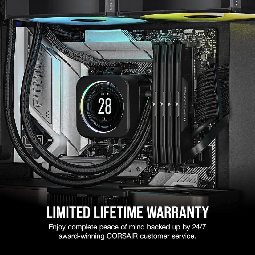 Corsair Vengeance DDR5 RAM 32GB (2x16GB) 6000MHz CL30-36-36-76 1.40V Intel XMP Desktop Computer Memory - Black (CMK32GX5M2B6000C30)