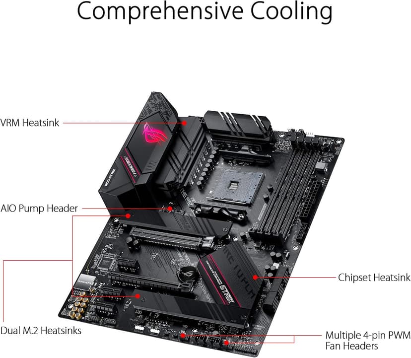 ASUS ROG Strix B550-F Gaming Motherboard, AMD AM4 Zen 3 Ryzen 5000