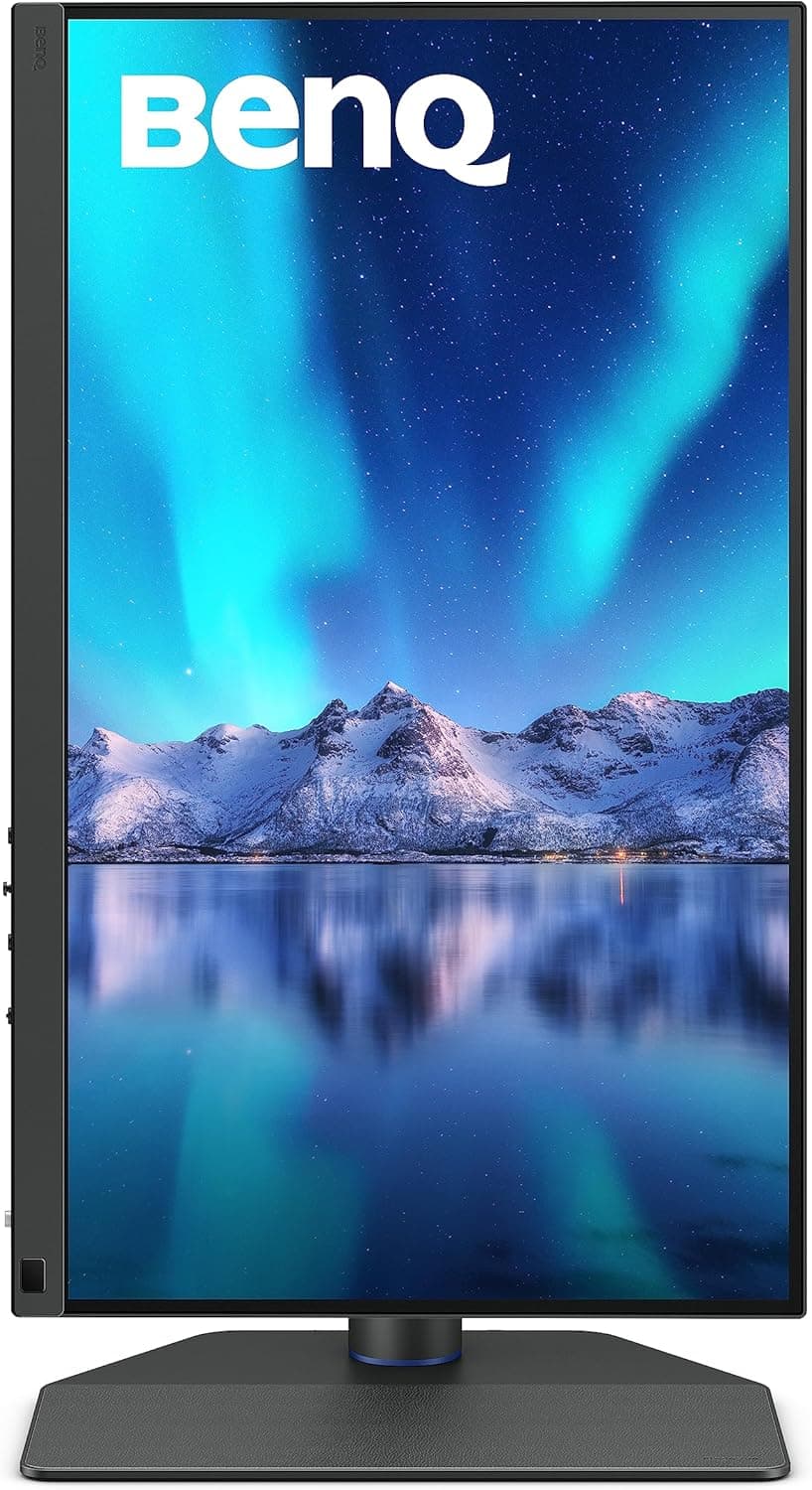 BenQ SW272Q 27-inch 2K 90W USB-C Photographer Monitor, 99% Adobe RGB, 98% DCI-P3/Display P3, Nano Matte Panel with TUV Anti-Reflection Certification, 1.07 Billion Colors, 16 bit 3D LUT, HDR