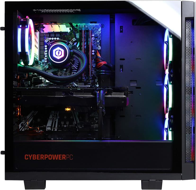 CYBERPOWERPC Gamer Supreme Liquid Cool Gaming PC, AMD Ryzen 7 3800X 3.9GHz, 16GB DDR4, GeForce RTX 3060 12GB, 1TB NVMe SSD, WiFi Ready & Win 11 Home 64-Bit (SLC8260A6)