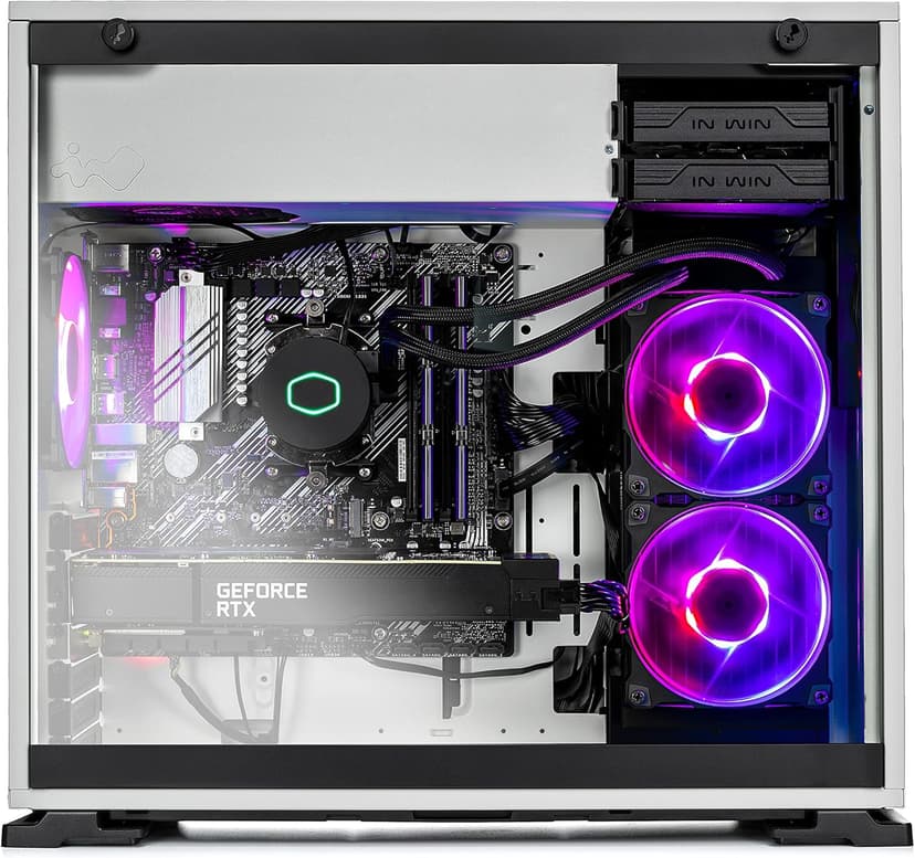 Skytech Gaming Shiva Gaming PC Desktop – Intel Core i7 12700F 2.1 GHz, NVIDIA RTX 3060, 1TB NVME SSD, 16GB DDR4 RAM 3200, 650W Gold PSU, 240mm AIO, 11AC Wi-Fi, Windows 11 Home 64-bit,White