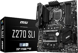MSI Pro Series Intel Z270 DDR4 HDMI USB 3 SLI ATX Motherboard (Z270 SLI)