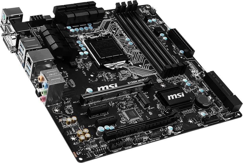 MSI Gaming Intel Skylake B150 LGA 1151 DDR4 USB 3.1 Micro ATX Motherboard (B150M Mortar)