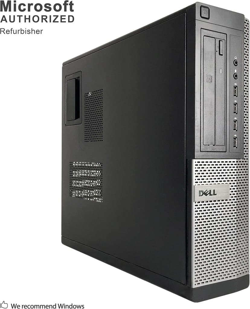 Dell Optiplex 790 Core i5 3.1GHz, 1TB Hard Drive, 16GB Memory, Windows 10 x64, Dual 19 Monitors (Renewed)