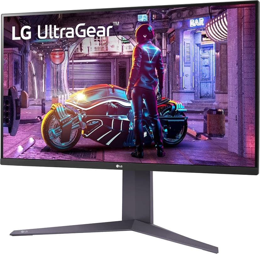 LG 32GQ750-B 32-inch Ultragear 4K UHD (3840 x 2160) Gaming Monitor, 144Hz, 1ms, AMD FreeSync Premium, HDR10, Reader Mode, Built-in Speaker, HDMI, DisplayPort, Tilt/Height/Pivot Stand, Black
