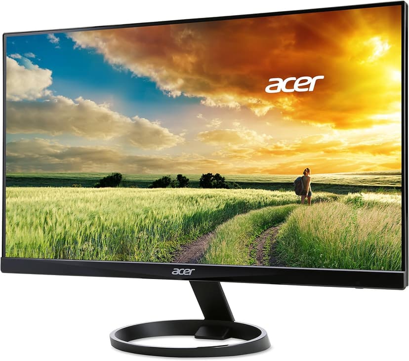 acer 23.8” Full HD 1920 x 1080 IPS Zero Frame Home Office Computer Monitor - 178° Wide View Angle - 16.7M - NTSC 72% Color Gamut - Low Blue Light - Tilt Compatible - VGA HDMI DVI R240HY bidx