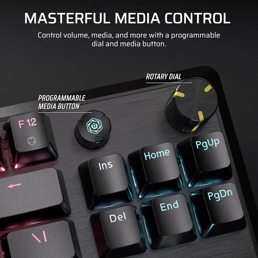 Corsair K70 CORE TKL RGB Tenkeyless Mechanical Wired Gaming Keyboard – Pre-Lubed MLX Red v2 Linear Switches, SOCD, ABS Double-Shot Keycaps, Sound Dampening, 1000Hz Polling, QWERTY NA – Black