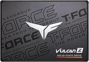 TEAMGROUP T-FORCE VULCAN Z 1TB SLC Cache 3D NAND TLC 2.5 Inch SATA III Internal Solid State Drive SSD (R/W Speed up to 550/500 MB/s) T253TZ001T0C101