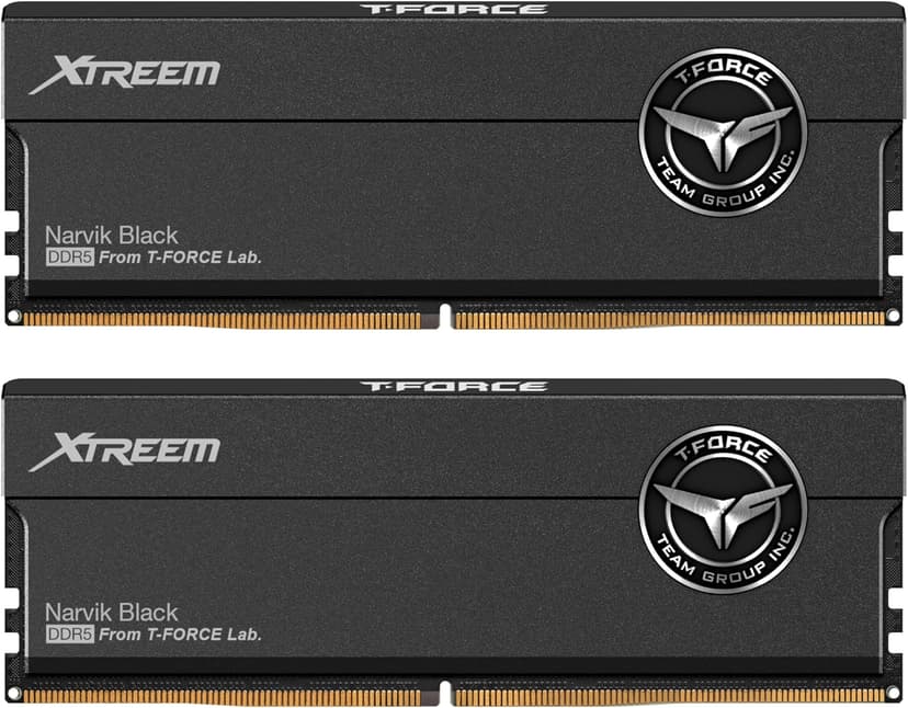 TEAMGROUP T-Force XTREEM DDR5 Ram 48GB (2x24GB) 8000MHz PC5-64000 CL38 M-DIE Desktop Memory Module Ram for 600 700 Series Chipset XMP 3.0 Ready Black FFXD548G8000HC38EDC01