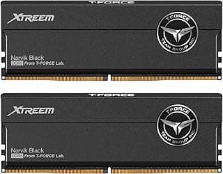 TEAMGROUP T-Force XTREEM DDR5 Ram 48GB (2x24GB) 8000MHz PC5-64000 CL38 M-DIE Desktop Memory Module Ram for 600 700 Series Chipset XMP 3.0 Ready Black FFXD548G8000HC38EDC01