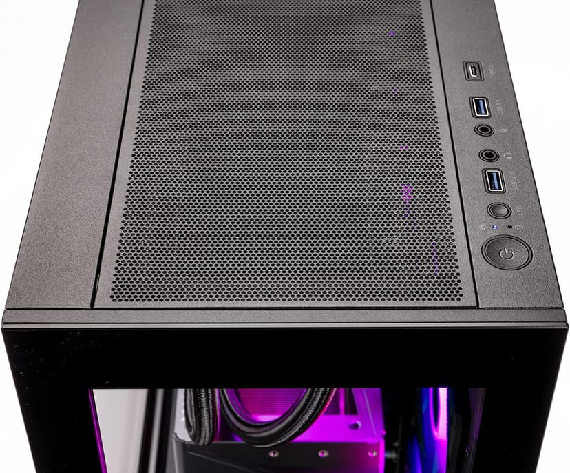 Skytech Gaming Azure Gaming PC Desktop – AMD Ryzen 7 7700X 4.5 GHz, NVIDIA RTX 4070, 1TB NVME SSD, 32GB DDR5 RAM RGB, 650W Gold PSU, 360mm AIO, 11AC Wi-Fi, Windows 11 Home 64-bit,Black