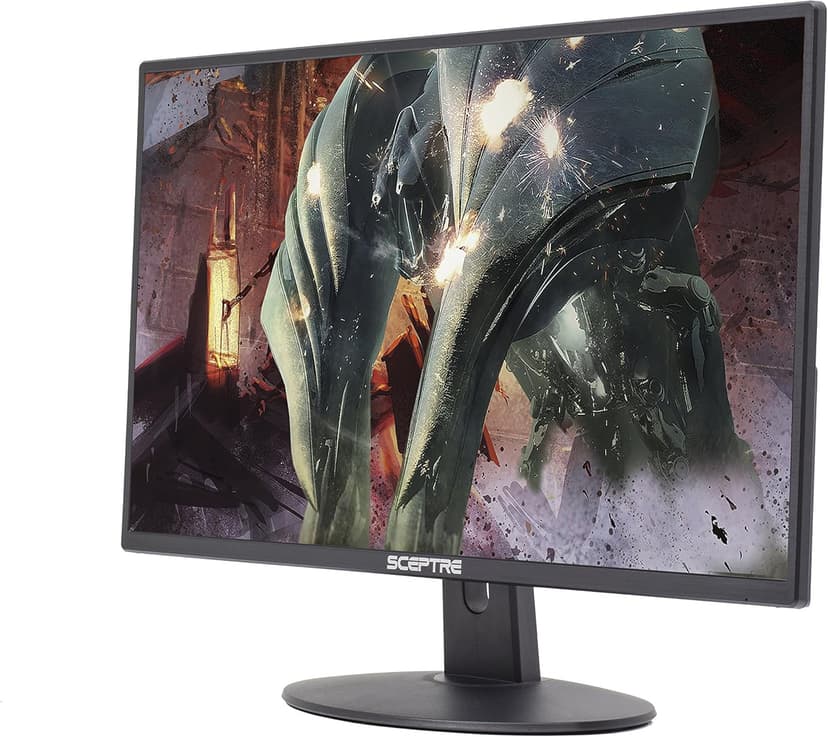 Sceptre 27-Inch FHD LED Gaming Monitor 75Hz 2X HDMI VGA Build-in Speakers, Ultra Slim Metal Black