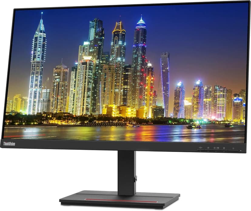 Lenovo ThinkVision S24e-20 23.8" Full HD WLED LCD Monitor 2-Pack Bundle with 250 Nit Brightness, FreeSync, 1920 x 1080, Vertical Alignment, HDMI-VGA, Raven Black