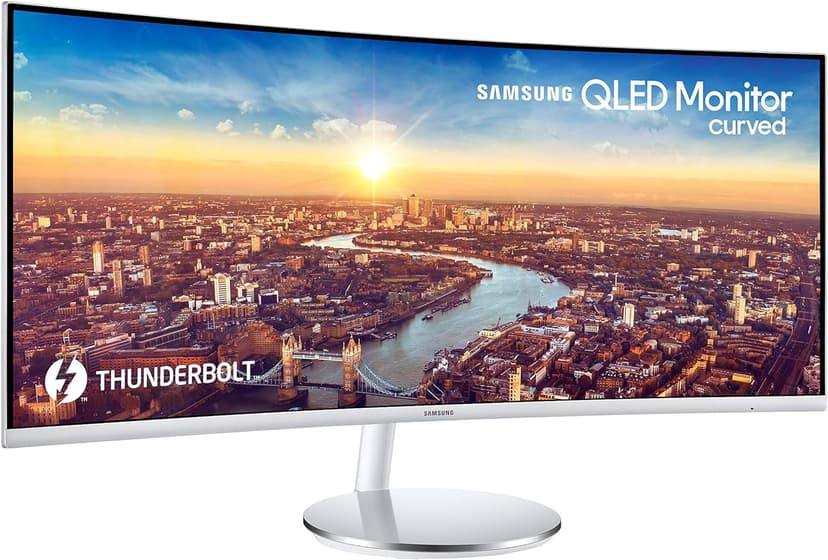 Samsung C34J791 34-inch QHD Ultrawide Curved Monitor with Thunderbolt 3, Mac ready (LC34J791WTNXZA) (Renewed)
