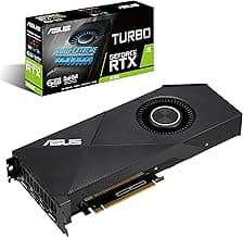ASUS GeForce RTX 2060 6G Turbo Edition GDDR6 HDMI DP 1.4 Graphics Card (TURBO RTX2060-6G)